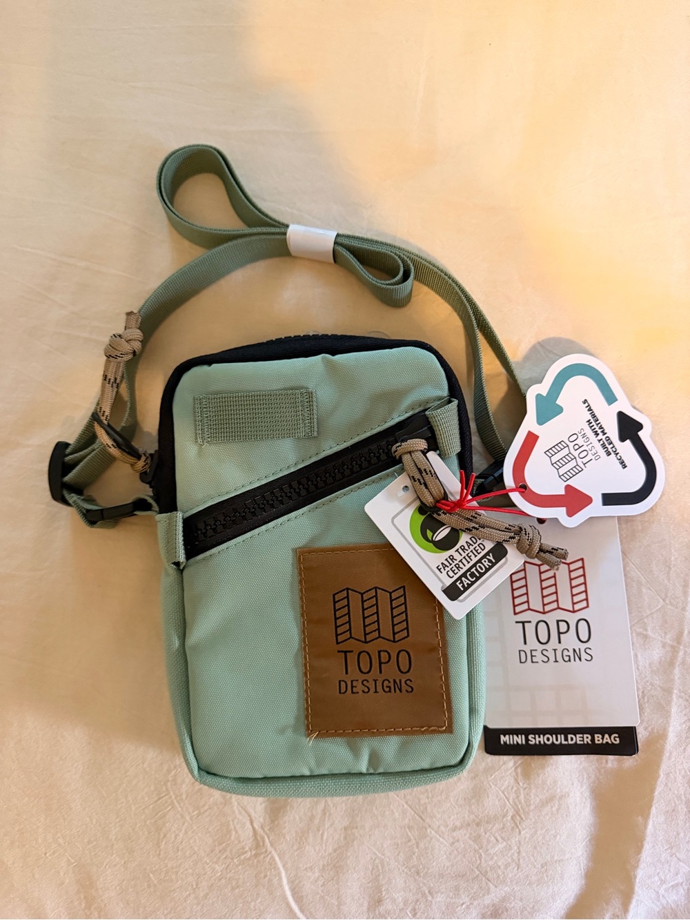 Topo Designs Mini Shoulder Bag in Sage
